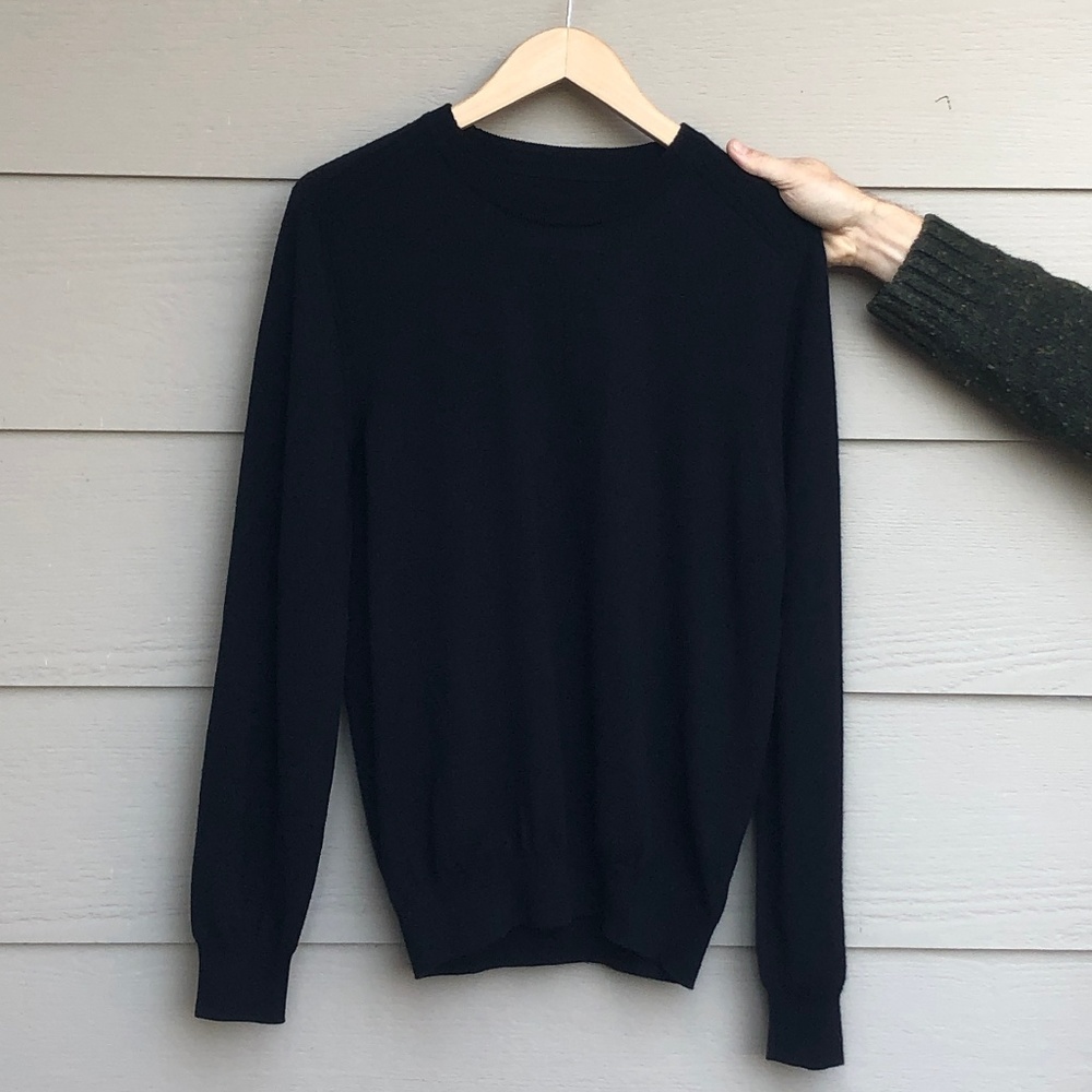 MARTIN MARGIELA Wool Raglan Crewneck Sweater -S/46